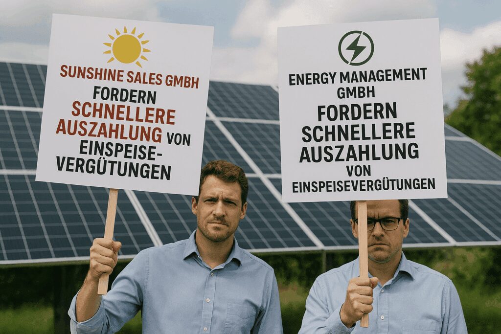 Einspeisevergütung verzögert, Netzbetreiber zahlt nicht, EEG-Vergütung verspätet, Westnetz Probleme 2025, N-ERGIE Auszahlung Photovoltaik, OsthessenNetz Einspeisevergütung, EAM Netzbetreiber Kritik, Probleme mit Netzbetreibern Solar, Photovoltaik Auszahlung ausstehend, Stromvergütung kommt nicht, EEG Probleme SunShine Sales, Energy Management GmbH Erfahrungen, Bundesnetzagentur Verbraucherbeschwerde, § 111a EnWG Muster, Schlichtungsstelle Energie Photovoltaik, EEG Abrechnung falsch, Photovoltaik Beschwerde Netzbetreiber, SunShine Sales GmbH Erfahrungen, Photovoltaik Direktinvest Beschwerden, Solar Vergütung bleibt aus, Netzbetreiber zahlt EEG nicht, Schlichtung bei Stromversorger, Musterbrief Verbraucherbeschwerde Netz, Einspeisevergütung nicht erhalten, PV-Anlage Einspeisevergütung verspätet, Energy Management Netzanschlussprobleme, PV-Investment Auszahlung verzögert